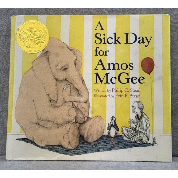 A Sick Day for Amos McGee - Hardcover By Stead,‎ Philip C. - VERY GOOD - Picture 1 of 3